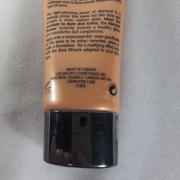 Lise Watier Luminous Base Correcting Primer 30 ml 1 fl oz NEW Abricot Diamond - Picture 7 of 10